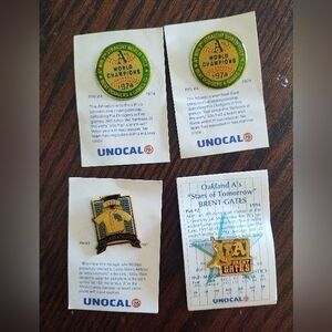 Vintage Oakland A's Pins‎